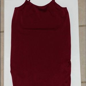 Burgundy Spaghetti strap shirt
